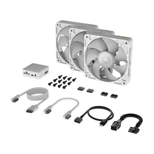 [VENCORCO9051022] FAN TRIPLE STATER KIT CORSAIR iCUE LINK RX120 RGB 120mm PWM White
