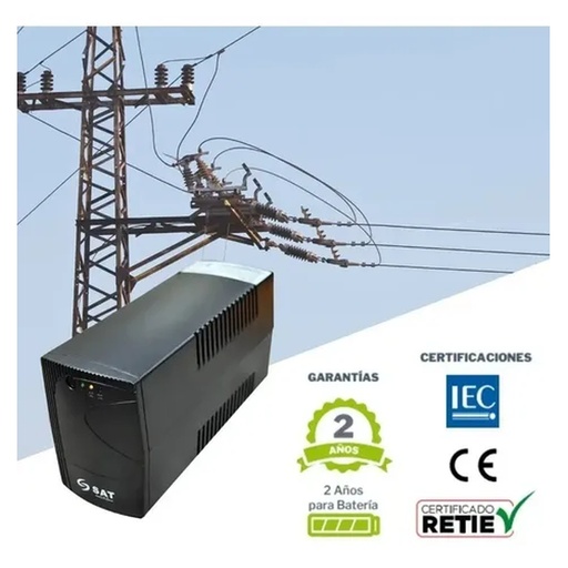[00056874] UPS SAT Interactivo SATUR1000 1000VA 480W 4 tomas