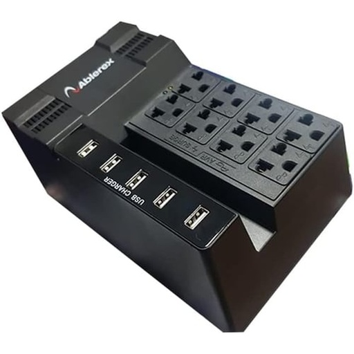 [00056876] Regulador ABLEREX AB-R1208USB 1200VA 600W 120V 8 tomas 5 puertos USB para carga