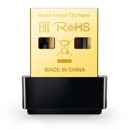 [00054280] Adaptador TP-LINK AC600 Archer T2U Nano Wireless USB
