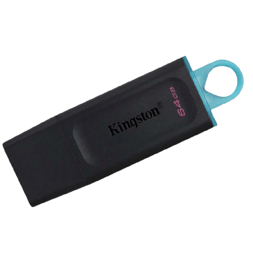 [00055003] Memory Flash KINGSTON DataTraveler Exodia 64GB USB 3.2 Black Blue
